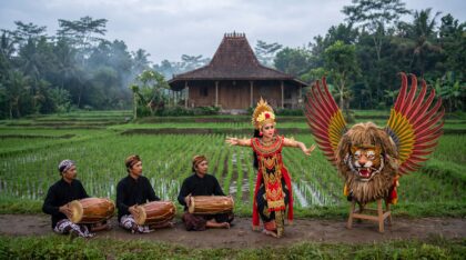 Ilustrasi Desa Wisata Adat Osing Kemiren
